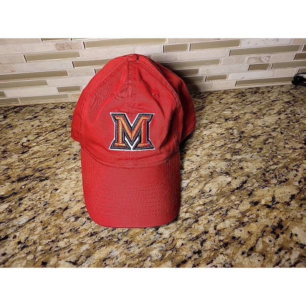 Miami Redhawks NCAA Mens Hat Cap Legacy Size Large Red College